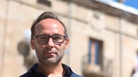 El concejal y portavoz del Grupo Municipal Socialista en el Ayuntamiento de Reinosa, Sergio Balbont&iacute;n.