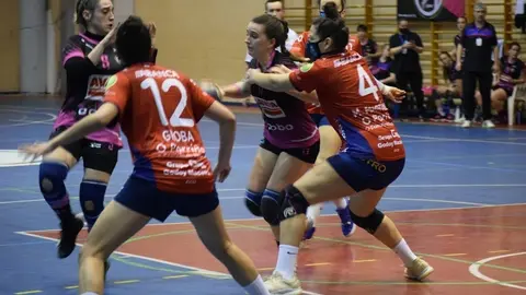 Jugadoras de balonmano