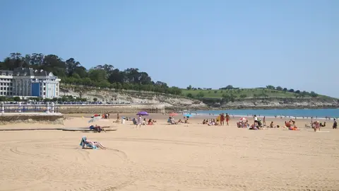 Archivo - Segunda Playa del Sardinero