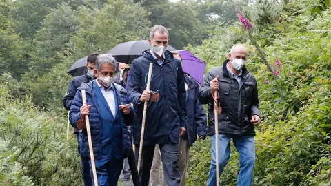 Revilla y el Rey Felipe VI en la apertura del A&ntilde;o Jacobeo 2021-2022