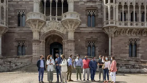 El Vicepresidente Y Consejero De Universidades, Igualdad, Cultura Y Deporte, Pablo Zuloaga, Inaugura Las Obras De Restauraci&oacute;n Y Mejora Realizadas En El Palacio De Sobrellano