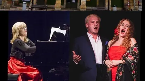 Cartel promocional del concierto de Ensemble Masquevoces en el Teatro Principal de Reinosa