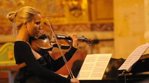 Violinista del Encuentro de M&uacute;sica y Academia de Santander