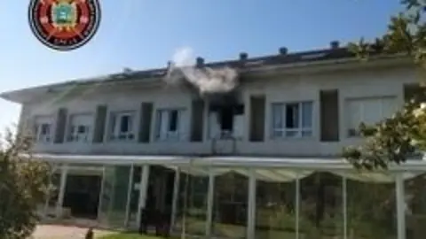 Incendio en una residencia en Bezana