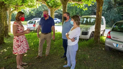 La consejera, Paula Fern&aacute;ndez, visita Liendo