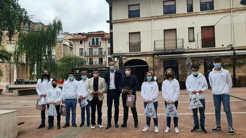 Recepci&oacute;n al equipo de ajedrez de  Torrelavega