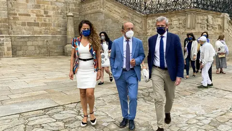 El consejero de Turismo, Javier L&oacute;pez Marcano, participa en Santiago de Compostela en el encuentro de consejeros de las Comunidades del Camino de Santiago.