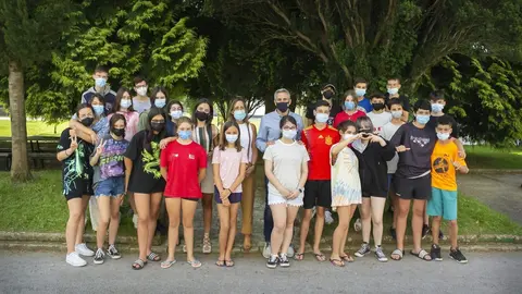 El vicepresidente y consejero de Universidades, Igualdad, Cultura y Deporte, Pablo Zuloaga, visita el albergue de Sol&oacute;rzano