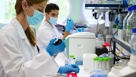 Investigadores es un laboratorio.