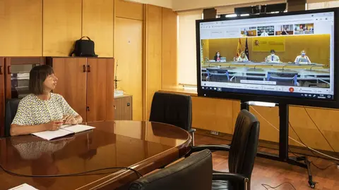 &Yuml;a consejera de Econom&iacute;a y Hacienda, Mar&iacute;a S&aacute;nchez, asiste a la Conferencia Sectorial para la Mejora Regulatoria y el Clima de Negocios