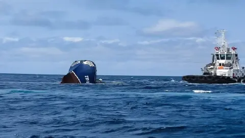 Barco hundido frente a Armintza