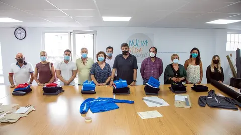 Participantes del proyecto 'Nueva Vida Textil' que han completado la fase de formaci&oacute;n.