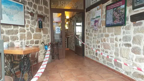 Cierre del interior de la hosteler&iacute;a