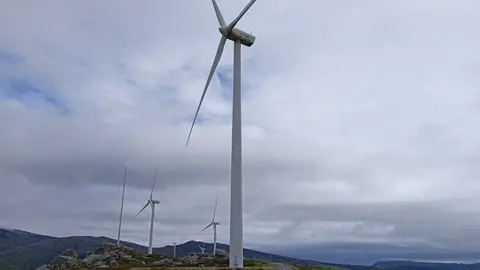 Archivo - Aerogeneradores e&oacute;licos