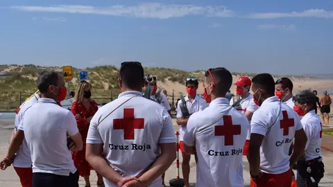 Socorristas en Valdearenas