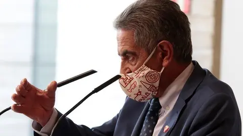 El presidente de Cantabria, Miguel &Aacute;ngel Revilla.