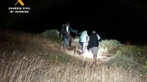 Rescate a dos senderistas desorientados