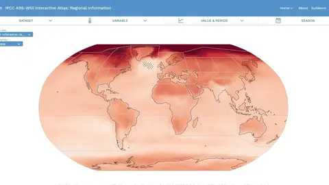 Archivo - Imagen del sexto Informe del IPCC