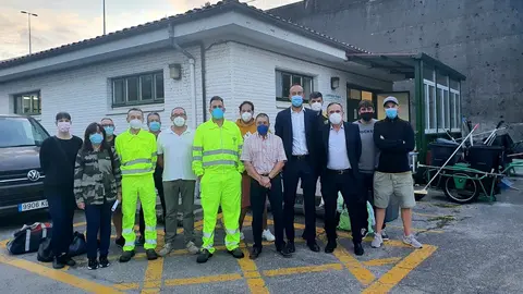 Operarios del Servicio de Limpieza de Torrelavega