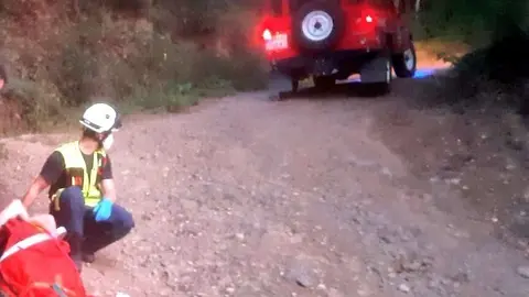 Rescate de la senderista