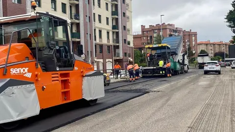 Trabajos de asfaltado en Monte