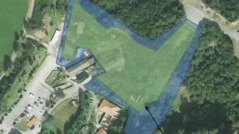 Mapa de la planta de concentraci&oacute;n de mineral de hierro.