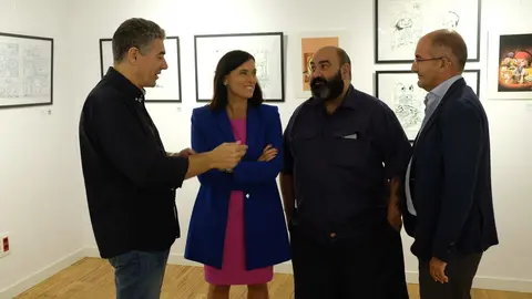 La alcaldesa de Santander, Gema Igual, junto a Oscar Mu&ntilde;iz