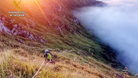 Rescate monta&ntilde;ero en Tresviso