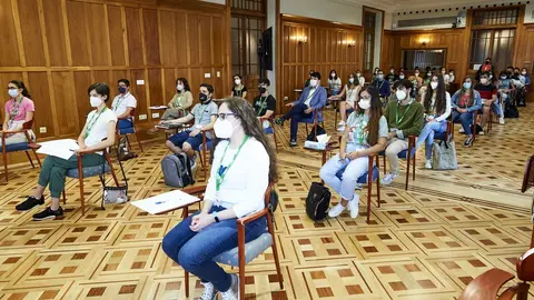 Estudiantes participantes en el  Aula Ortega  Y Gasset de la UIMP