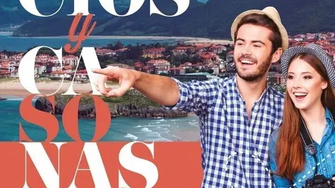 Cartel de las rutas guiadas por las casonas y palacios de Noja