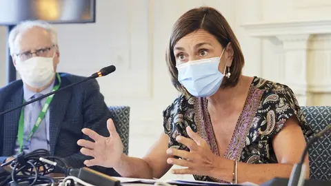 La consejera de Presidencia, Interior, Justicia y Acci&oacute;n Exterior del Gobierno de Cantabria, Paula Fern&aacute;ndez