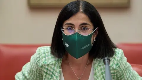 La ministra de Sanidad, Carolina Darias, comparece en una Comisi&oacute;n de Sanidad y Consumo en el Congreso de los Diputados, a 31 de agosto de 2021, en Madrid, (Espa&ntilde;a). El objeto de esta comparecencia es informar sobre el estado actual de la evoluci&oacute;n de la 