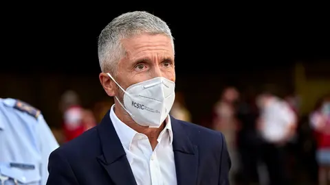El ministro del Interior, Fernando Grande-Marlaska, en una intervenci&oacute;n el pasado 24 de agosto