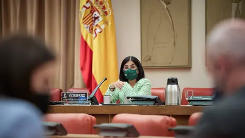 La ministra de Sanidad, Carolina Darias, comparece en una Comisi&oacute;n de Sanidad y Consumo en el Congreso de los Diputados, a 31 de agosto de 2021, en Madrid, (Espa&ntilde;a). El objeto de esta comparecencia es informar sobre el estado actual de la evoluci&oacute;n de la 