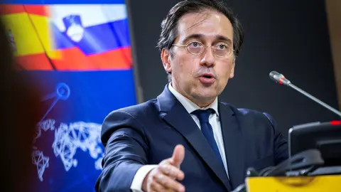 El Ministro de Asuntos Exteriores, Uni&oacute;n Europea y Cooperaci&oacute;n, Jos&eacute; Manuel Albares