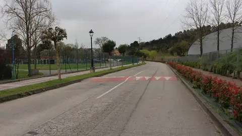 Avenida Juan Carlos I en Malia&ntilde;o (Camargo)