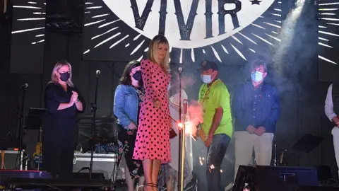 Chupinazo Fiestas Virgen de Valencia 2021.