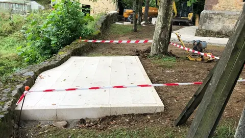 Obras del entorno de la capilla del Cristo de Bielva