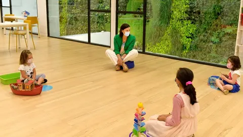 Archivo - Ni&ntilde;os en ludoteca de verano