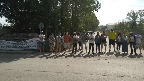 Concentraci&oacute;nd e la plantilla de Forjas de Cantabria