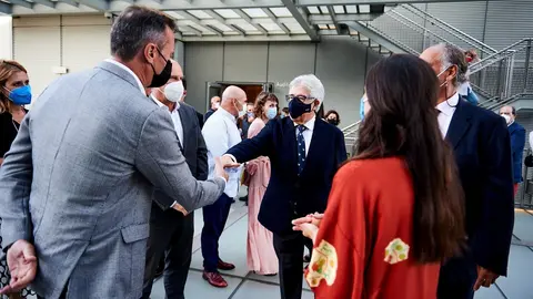 El consejero de Medio Ambiente en la inauguracion De la SICS