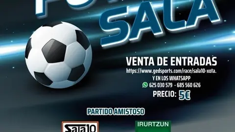 Cartel del partido entre el Zaragoza y el Osasuna Magna