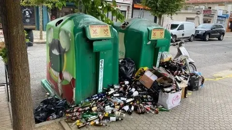 Contenedores de  basuras en Laredo