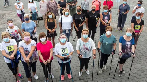 Participantes en la marcha n&oacute;rdica