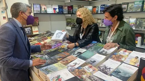 Vicepresidente. Gobierno de Cantabria. Pablo Zuloaga. Feria del libro de Madrid. 15 SEPTIEMBRE 2021 &copy; Oficina de comunicaci&oacute;m