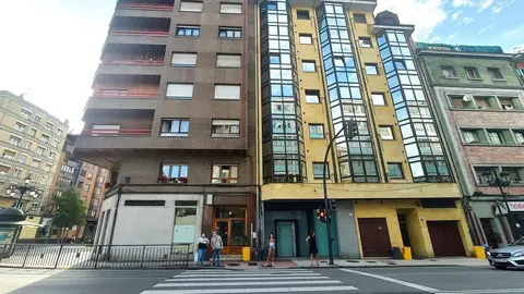 Edificio de viviendas en Oviedo, en una imagen de archivo.