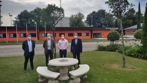 El director general de Industria, Daniel Alvear, en Dynasol