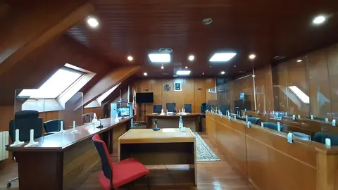 Archivo - Sala de la Secci&oacute;n Primera de la Audiencia Provincial de Cantabria. Salesas. Juicios.