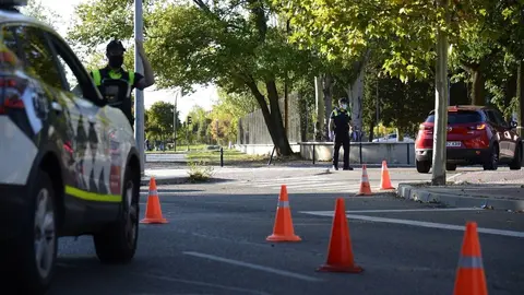 Archivo - Control de tr&aacute;fico.