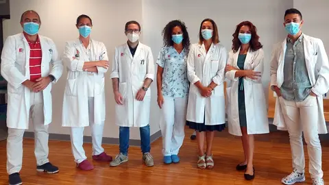 Equipo de investigaci&oacute;n que ha trabajado en el estudio sobre lactancia materna